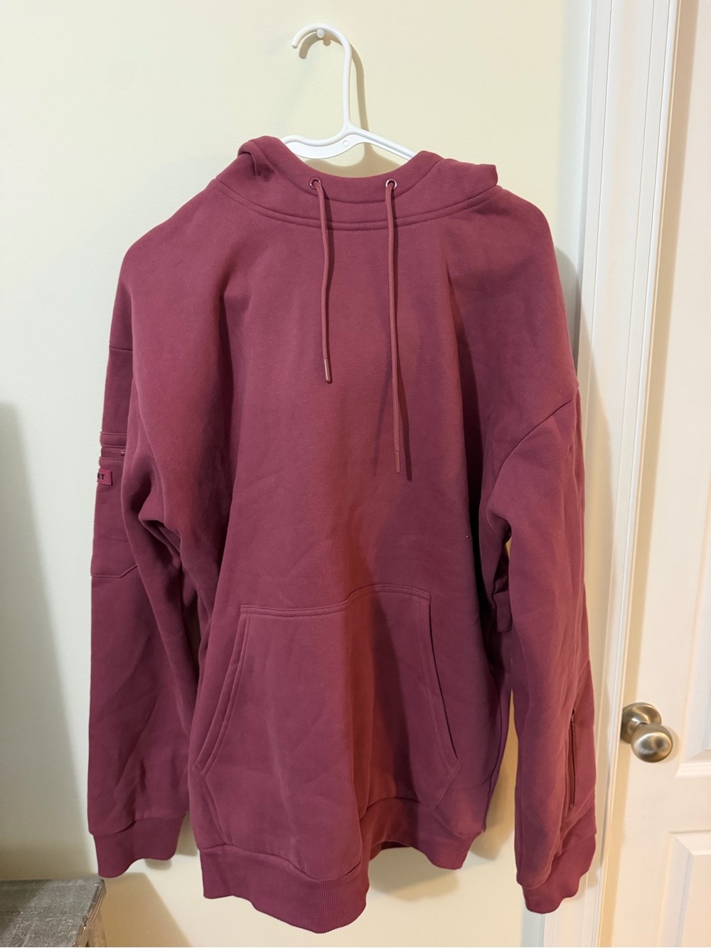 Comfrt Women's Oversized Hoodie in Deep Burgundy